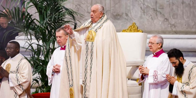 Messa Papa Francesco per festa Immacolata