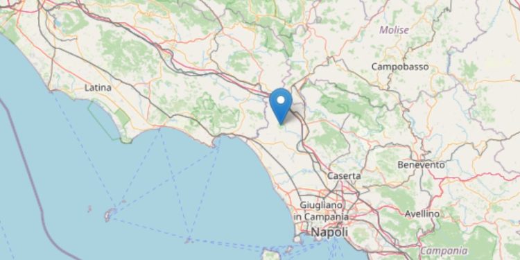 Terremoto oggi a Caserta