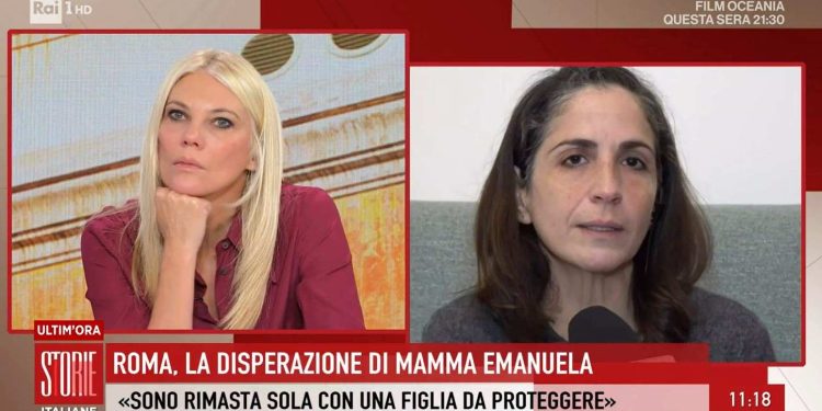 Eleonora Daniele commossa a Storie Italiane