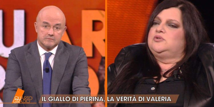 Pierina Paganelli, "tensione" fra Valeria Bartolucci e Gianluigi Nuzzi (Foto: Quarto Grado)