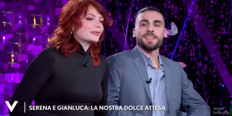 Serena De Ferrari e fidanzato Gianluca a Verissimo