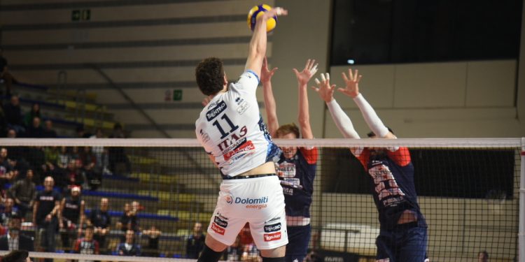 Kamil Rychlicki con la Itas Trento (da facebook.com/legavolley.it)