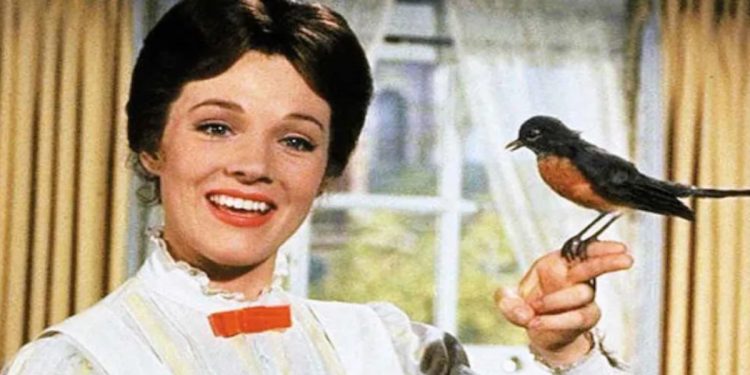 Julie Andrews in Mary Poppins. (Foto: Web)