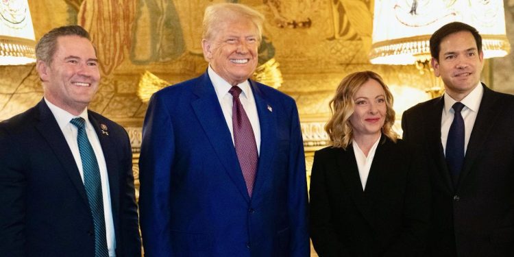 Meloni e Trump