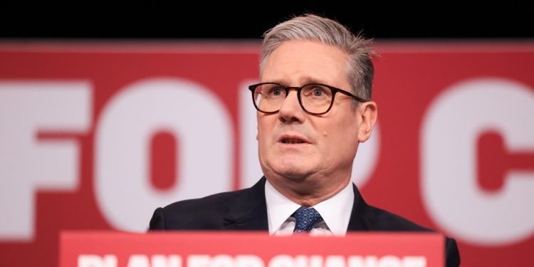 Il premier britannico Keir Starmer (Ansa)