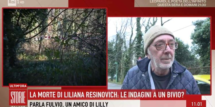 Liliana Resinovich, l'amico Fulvio a Storie Italiane