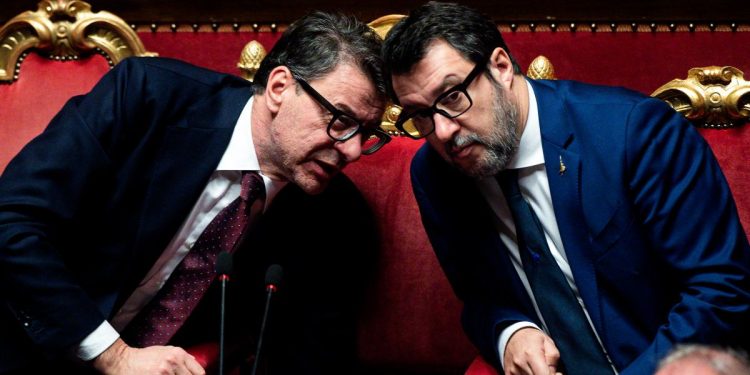 Giorgetti e Salvini