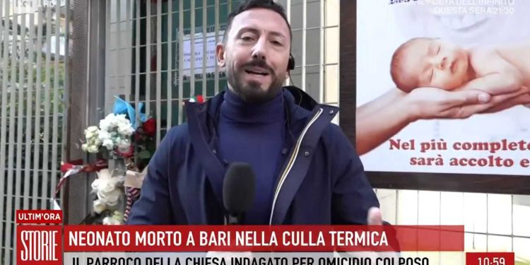 Il caso del neonato morto a Bari (Foto: Storie Italiane)