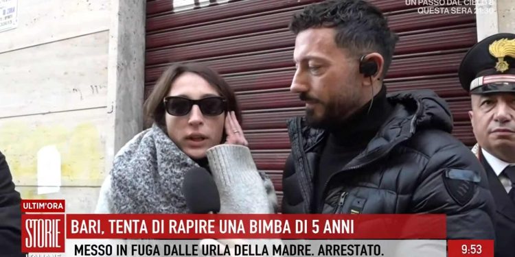 Tenta di rapire una bimba di 5 anni a Bari (Foto: Storie Italiane)