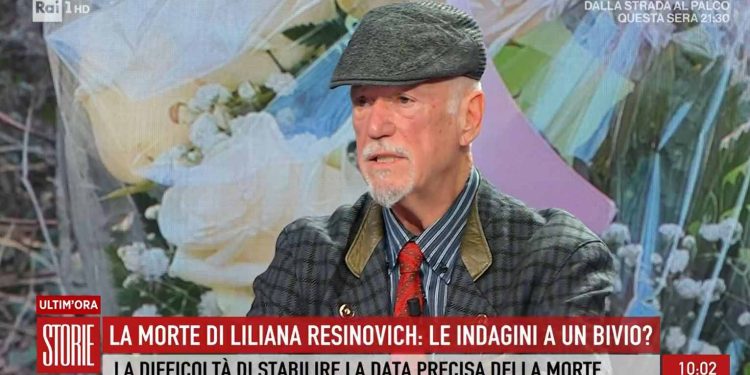 Liliana Resinovic, Sebastiano a Storie Italiane (Foto: Storie Italiane)