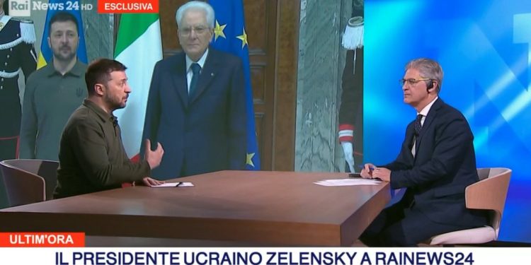 Zelensky a RaiNews24