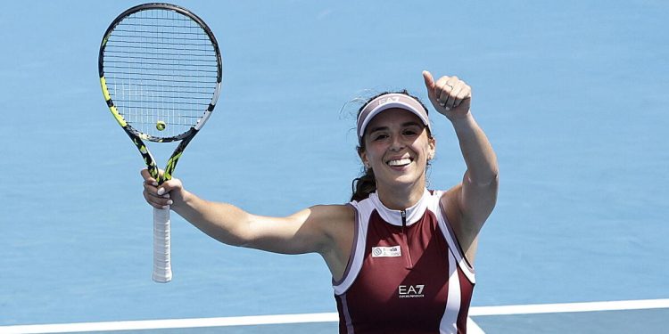 Lucia Bronzetti ha eliminato Victoria Azarenka agli Australian Open 2025 (Foto ANSA)