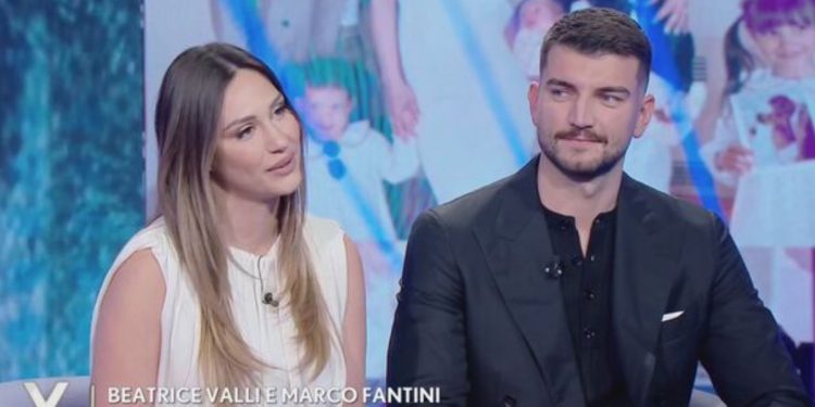 Beatrice Valli e Marco Fantini a Verissimo (Foto; Screenshot)