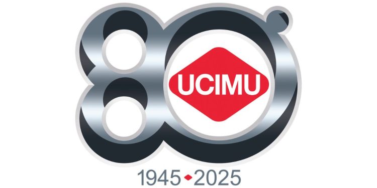 logo celebrativo degli 80 anni di UCIMU