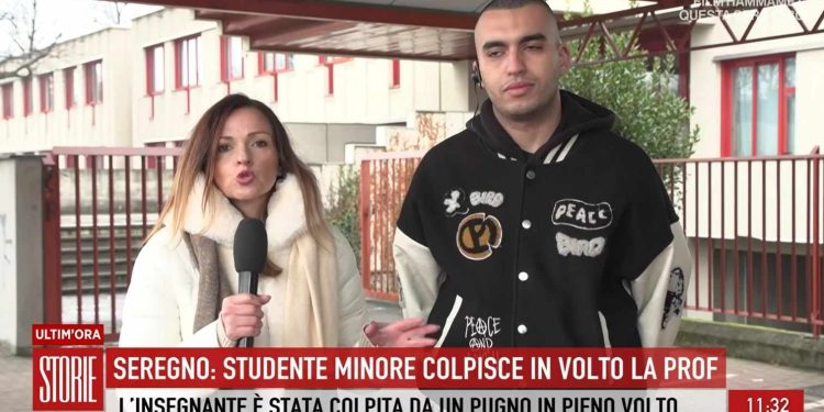 Il rappresentante dell'istituto del Liceo Parini (Foto: Storie Italiane)